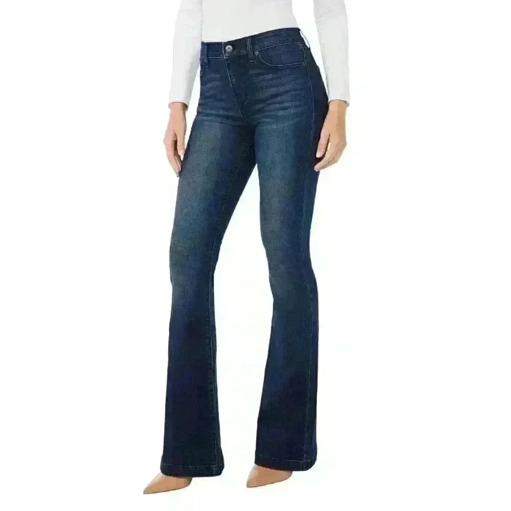 Women's Blue Flared Jeans